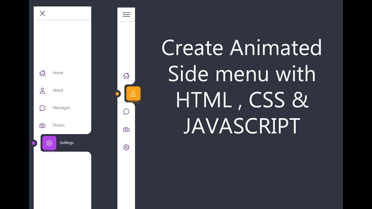 Read more about the article Animated SideMenu With HTML,CSS & JAVASCRIPT