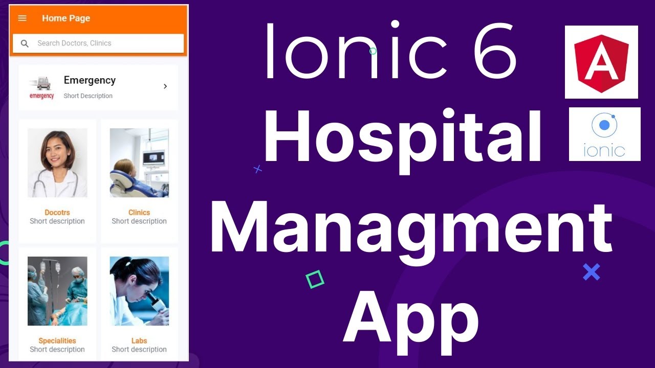 Read more about the article How to make Home Page In Ionic 6 For Hospital Managment System Part – 2